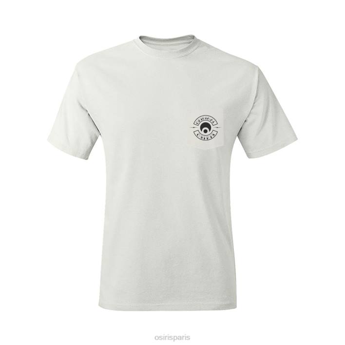 t-shirt à poche original sin Osiris blanc 28P033