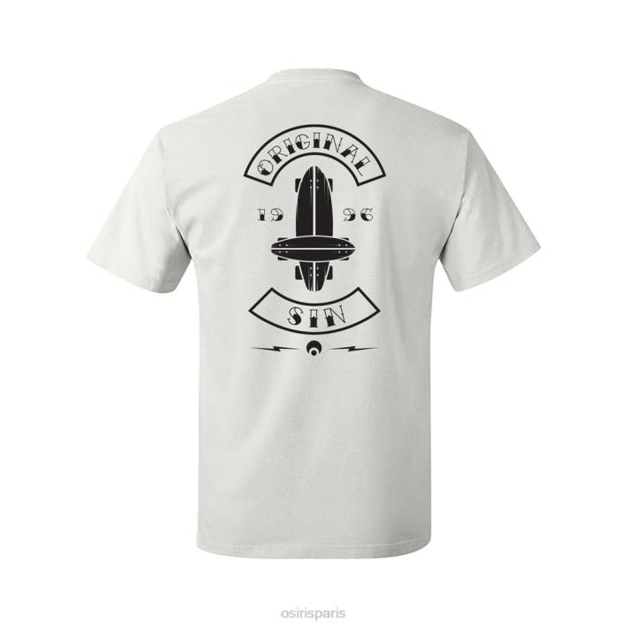 t-shirt à poche original sin Osiris blanc 28P033